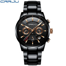 Load image into Gallery viewer, CRRJU Watch Men Waterproof