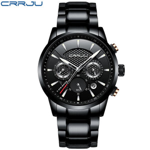 CRRJU Watch Men Waterproof