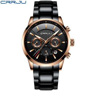 CRRJU Watch Men Waterproof