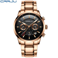 Load image into Gallery viewer, CRRJU Watch Men Waterproof