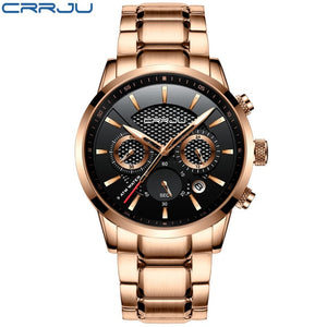 CRRJU Watch Men Waterproof