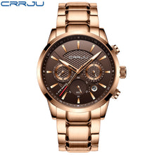 Load image into Gallery viewer, CRRJU Watch Men Waterproof