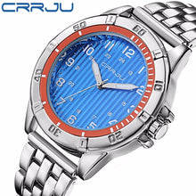 Load image into Gallery viewer, CRRJU Watch Men Japan Movement