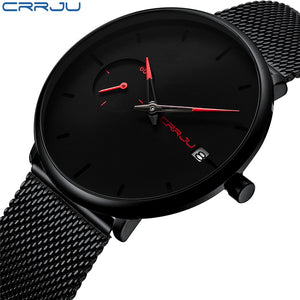 CRRJU Watch Men Sports Date