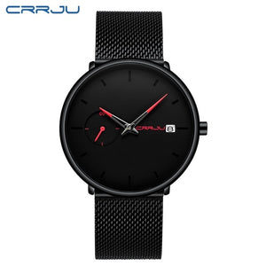 CRRJU Watch Men Sports Date