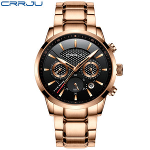 CRRJU Watch Men Fashion