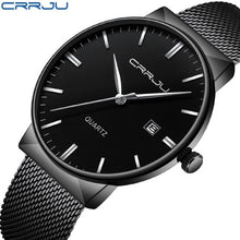 Load image into Gallery viewer, CRRJU Watch Men Military Wristwatch