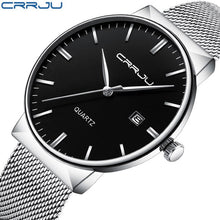 Load image into Gallery viewer, CRRJU Watch Men Military Wristwatch