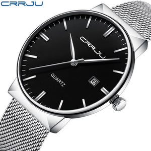 CRRJU Watch Men Military Wristwatch