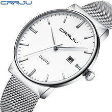 Load image into Gallery viewer, CRRJU Watch Men Military Wristwatch