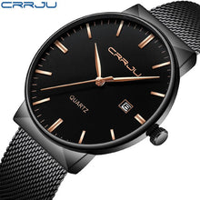 Load image into Gallery viewer, CRRJU Watch Men Military Wristwatch