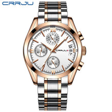 Load image into Gallery viewer, CRRJU Watch Men Chronograph Sport