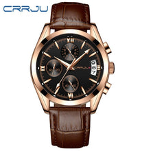 Load image into Gallery viewer, CRRJU Watch Men Chronograph Sport