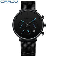 Load image into Gallery viewer, CRRJU Watch Men Relogio Masculino