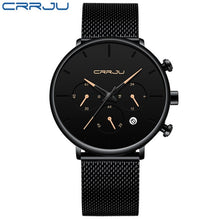 Load image into Gallery viewer, CRRJU Watch Men Relogio Masculino