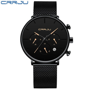 CRRJU Watch Men Relogio Masculino