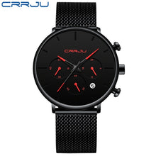 Load image into Gallery viewer, CRRJU Watch Men Relogio Masculino